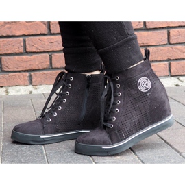 Openwork Sneakers XW36236 Svart 2