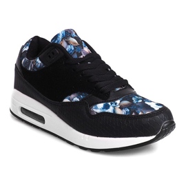 Skor Sneakers Flowers R-50 Svart 2