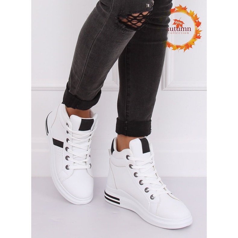 Vita CB-19078 VIT / SVART sneakers 1