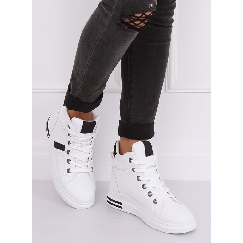 Vita CB-19078 VIT / SVART sneakers 2