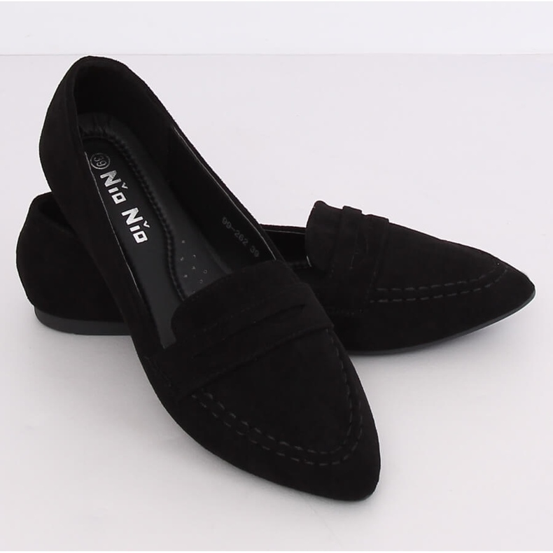 Svarta damloafers 99-262 Svart 1