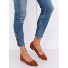 Ballerinor med mandeltåhattar RC-76 Camel brun 2