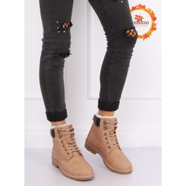 Timberstövlar för kvinnor, beige och rosa, 1121-PA rosa 1