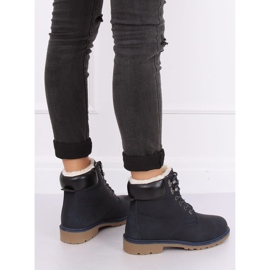 Marinblå isolerade träskor för kvinnor 1121-PA DK.BLUE 1