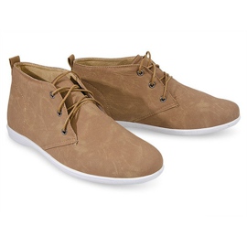 Höga eleganta skor 3569 Camel brun 2