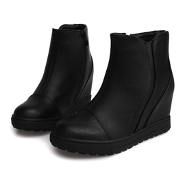 Wedge Sneakers J0029A Svart 1