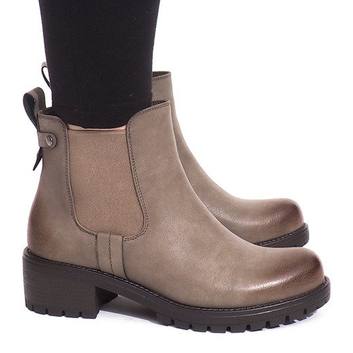 Varma stövlar BH56-KB Khaki mångfärgad grön 1