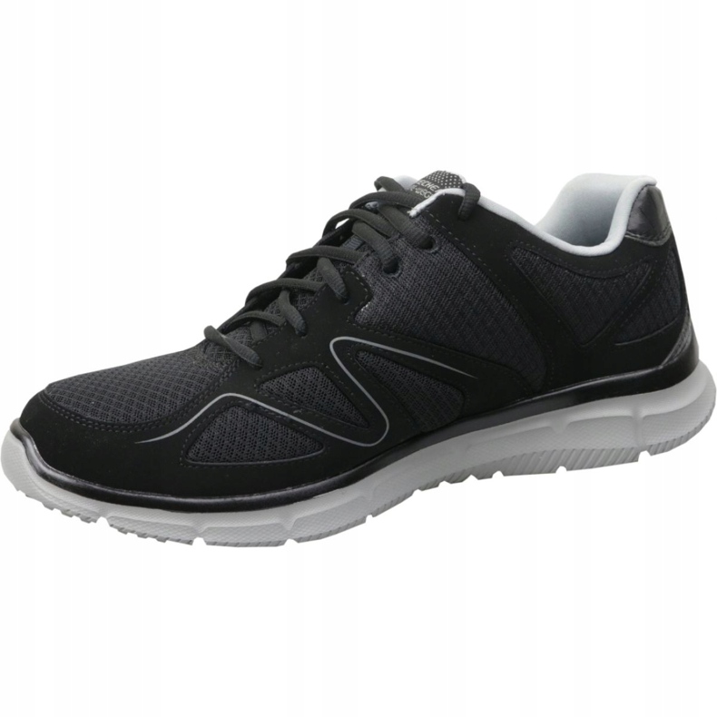 Skechers Satisfaction M 58350-BKGY Skor svart 1