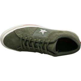 Converse One Star 163198C skor gröna 2