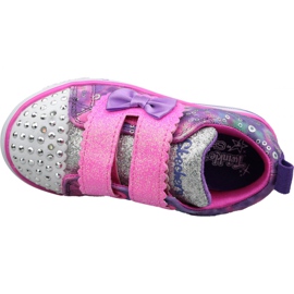 Skechers Sparkle Lite Jr 20147N-PRMT Skor rosa 2