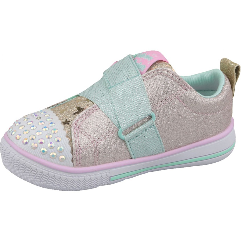 Skechers Twinkle Play Jr 20138N-GDMT Sko mångfärgad gul 1