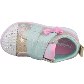 Skechers Twinkle Play Jr 20138N-GDMT Sko mångfärgad gul 2