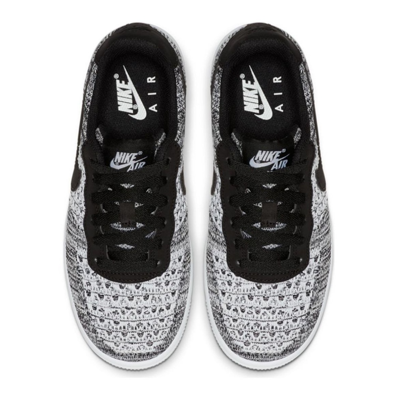 Nike Air Force 1 Flyknit 2.0 Gs Jr BV0063-001 svart mångfärgad 2