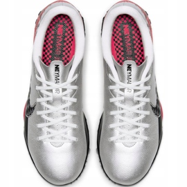Nike Mercurial Vapor 13 Academy Neymar Tf Jr AT8144-006 fotbollsskor grå vit 1