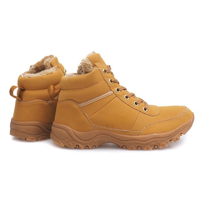 Isolerade Trekings Timbery 9576 Camel brun 1