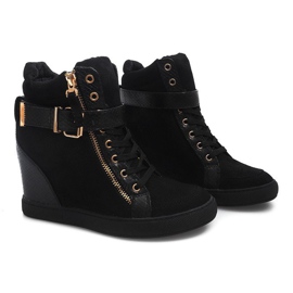 Wedge Sneakers 100-769 Svart 2