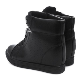 Wedge Sneakers 2932-1 Svart 2