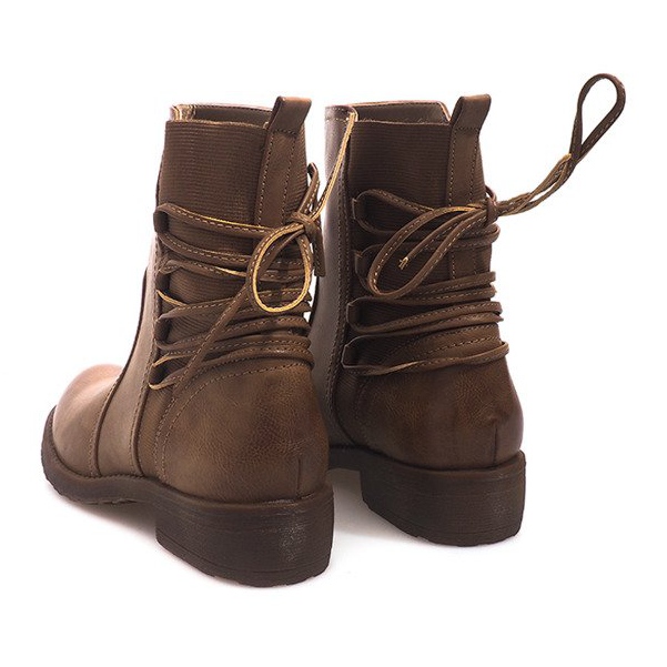 Höga stövlar 55435 Khaki mångfärgad grön 2