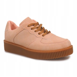 Creepers stövlar på HBK1015 naken plattform beige 1