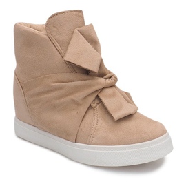 Wedge Sneakers 1787 Beige 2