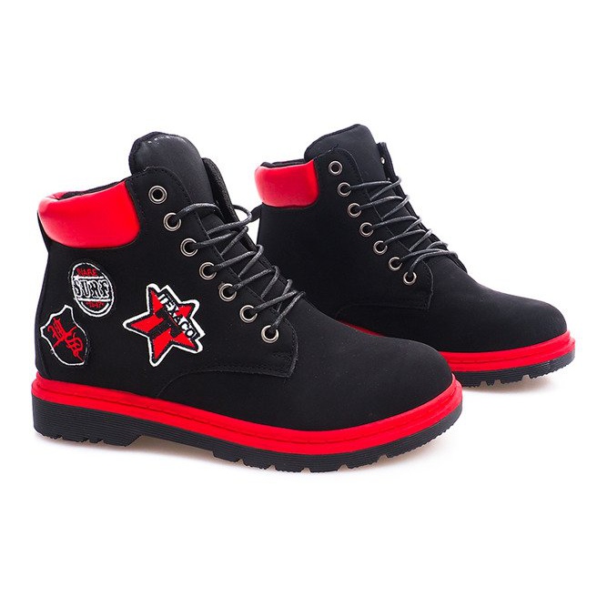 Isolerade Timber stövlar SJ1679-1 Svart 2