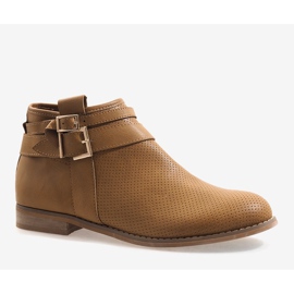 Stövlar med dragkedja H208 Beige 1