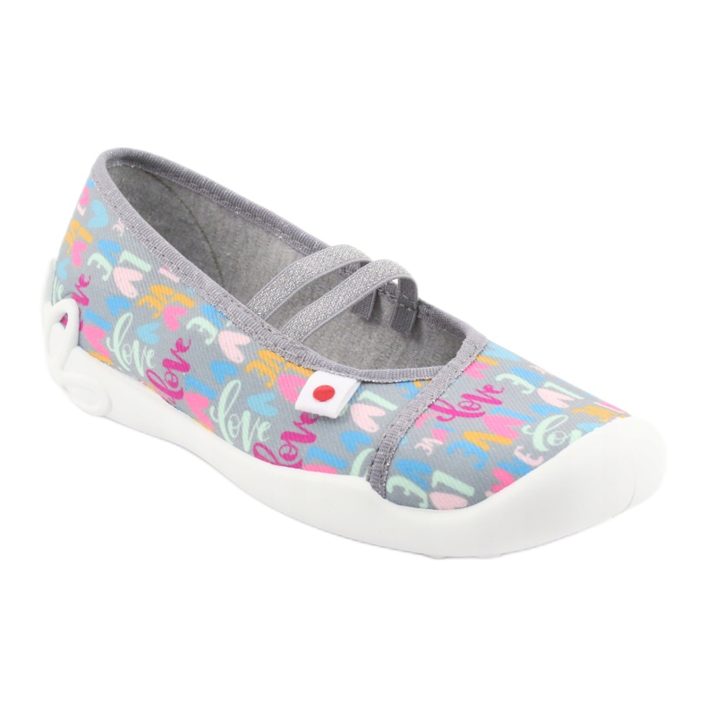 Befado barnskor 116Y261 blå rosa grå grön gul 1