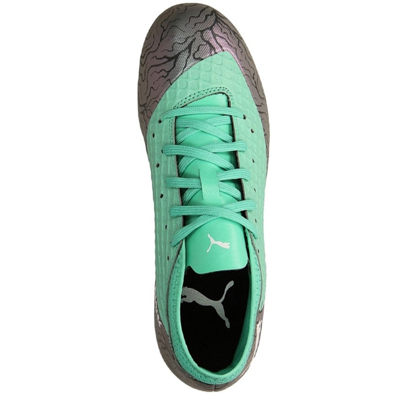 Puma Future 2.4 Fg Ag Jr 104844 01 fotbollsskor grå grön 2