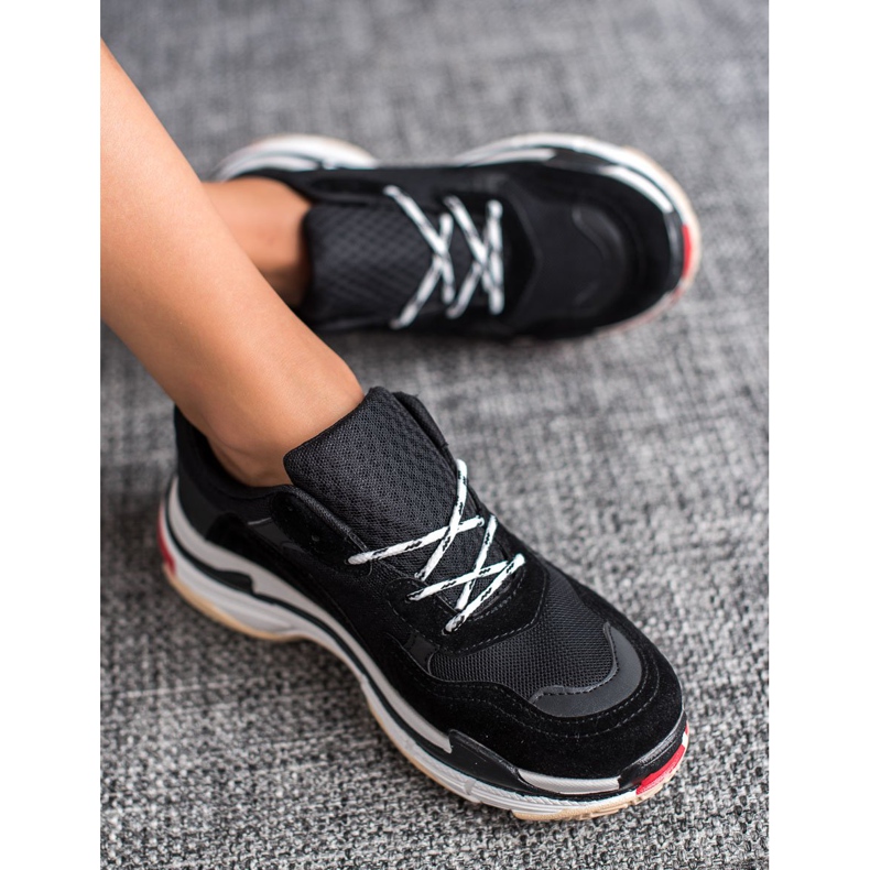 SHELOVET Casual sportskor svart mångfärgad 1