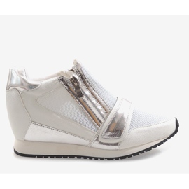 Trendiga enkla sneakers SK48 vit 2