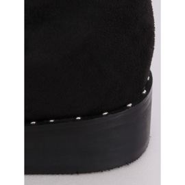 Svarta stövlar i mocka QT04P Svart 2