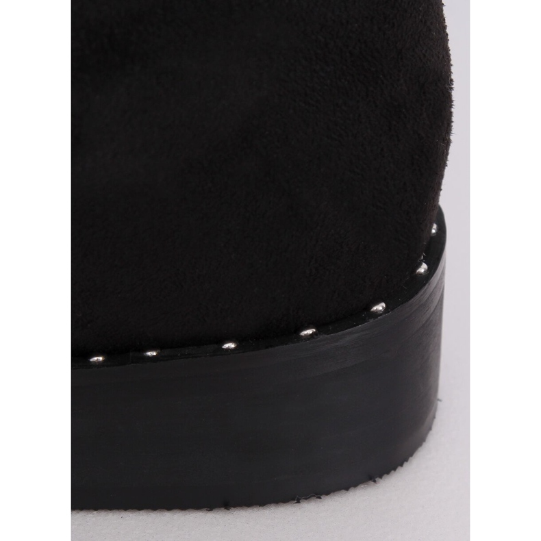 Svarta stövlar i mocka QT04P Svart 2