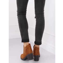 Chelsea stövlar höga klackar kamel 8B879 Camel brun 1