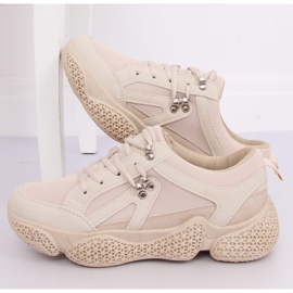 Beige BD-5 Beige sportskor 2