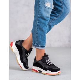 SHELOVET Kvinnors sportskor svart 1