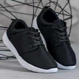 SHELOVET Textil sportskor svart 2