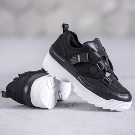 SHELOVET Svarta mode sportskor 1