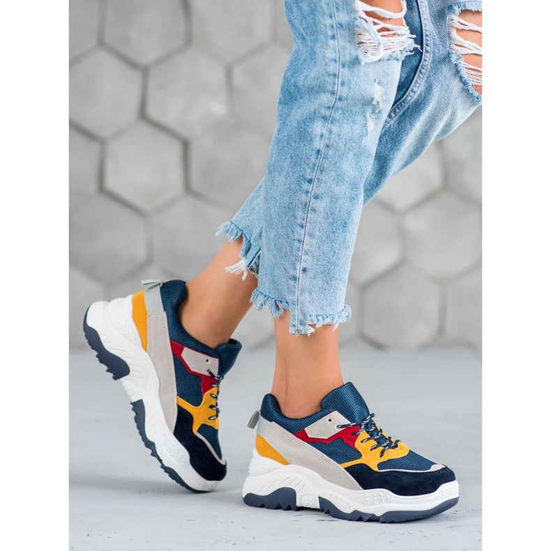 SHELOVET Flerfärgade sneakers mångfärgad 1