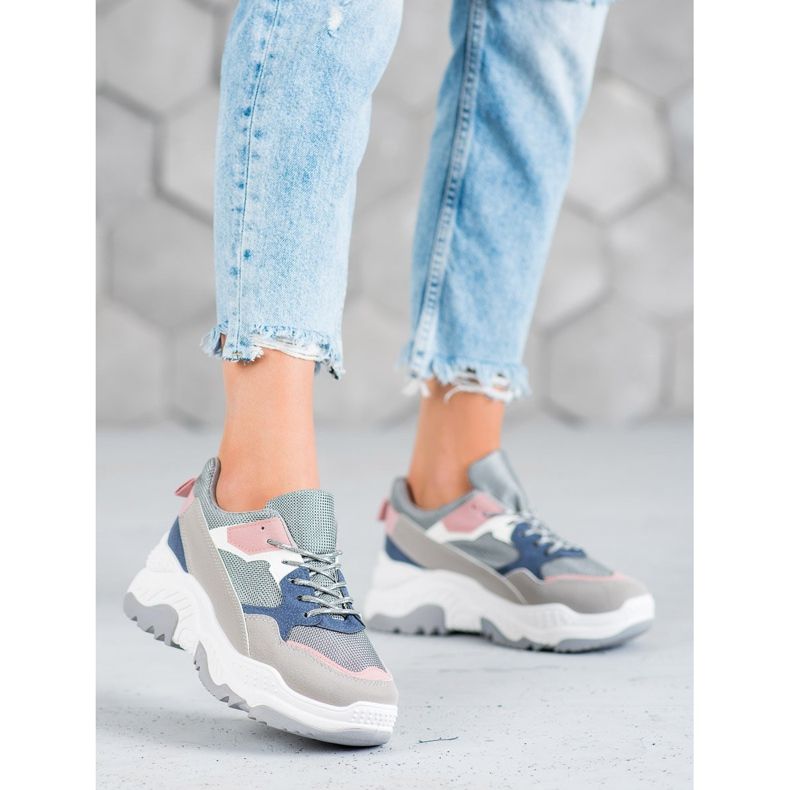 SHELOVET Flerfärgade sneakers mångfärgad 2