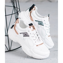 SHELOVET Bekväma sportskor vit 2