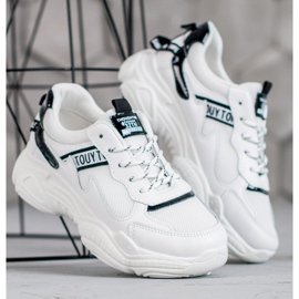 SHELOVET Bekväma sportskor vit 1