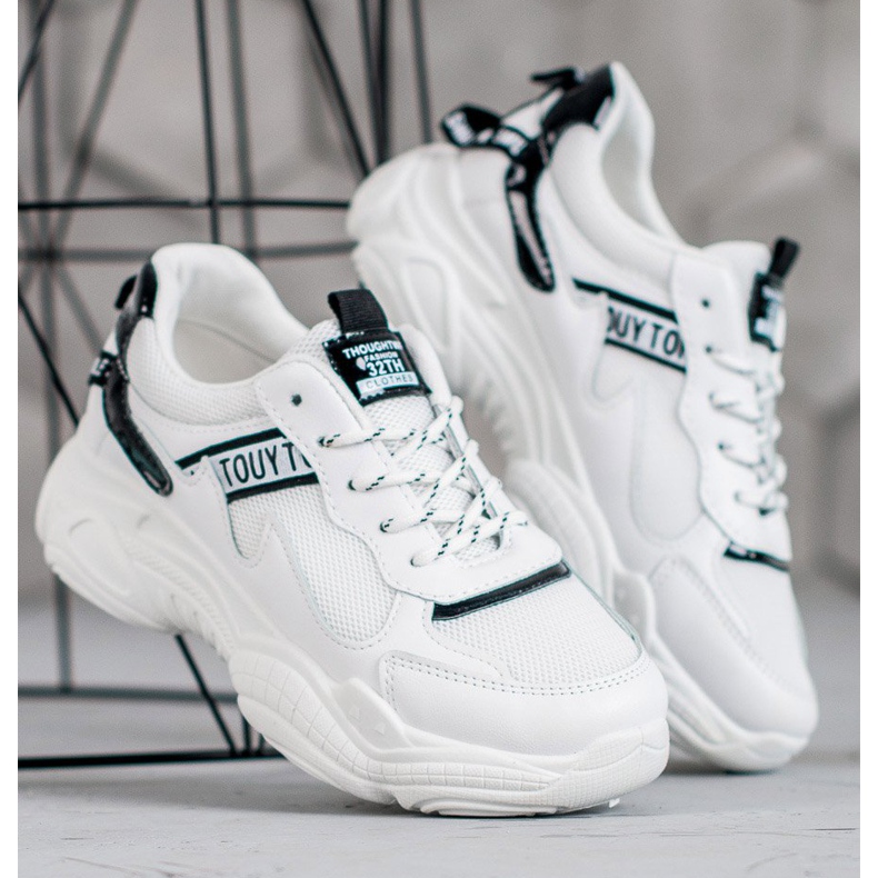 SHELOVET Bekväma sportskor vit 1