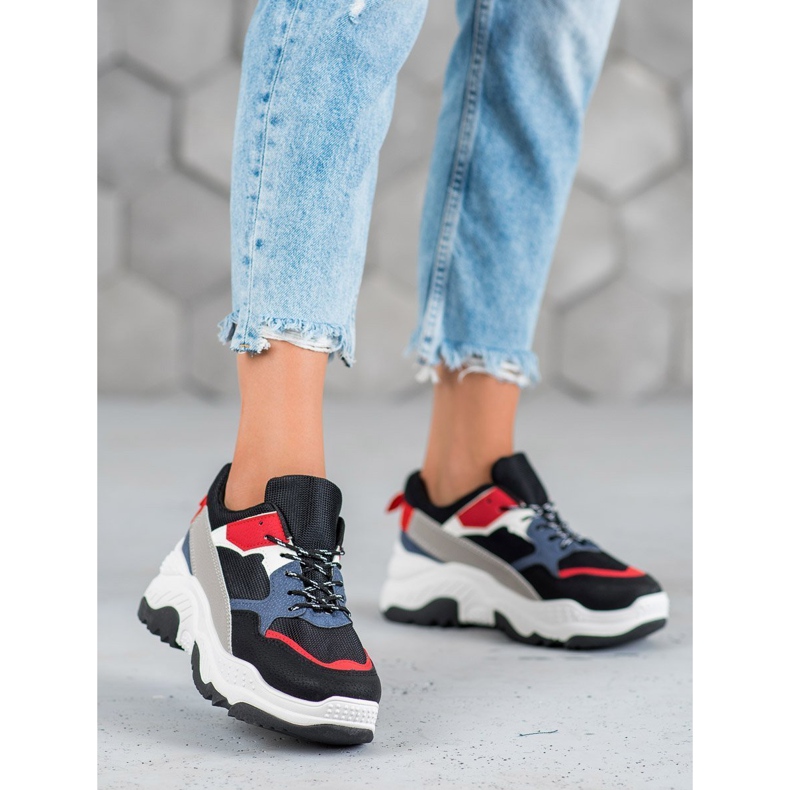 SHELOVET Flerfärgade sneakers mångfärgad 2