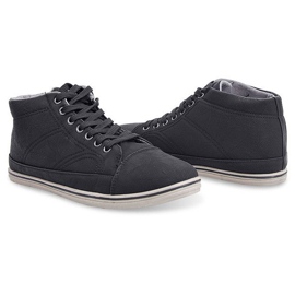 Trendiga High Sneakers 1173 Svart 1