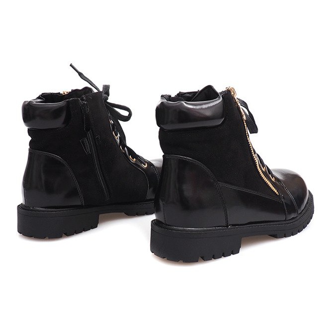 Stövlar Snörstövlar 1551 Svart 2