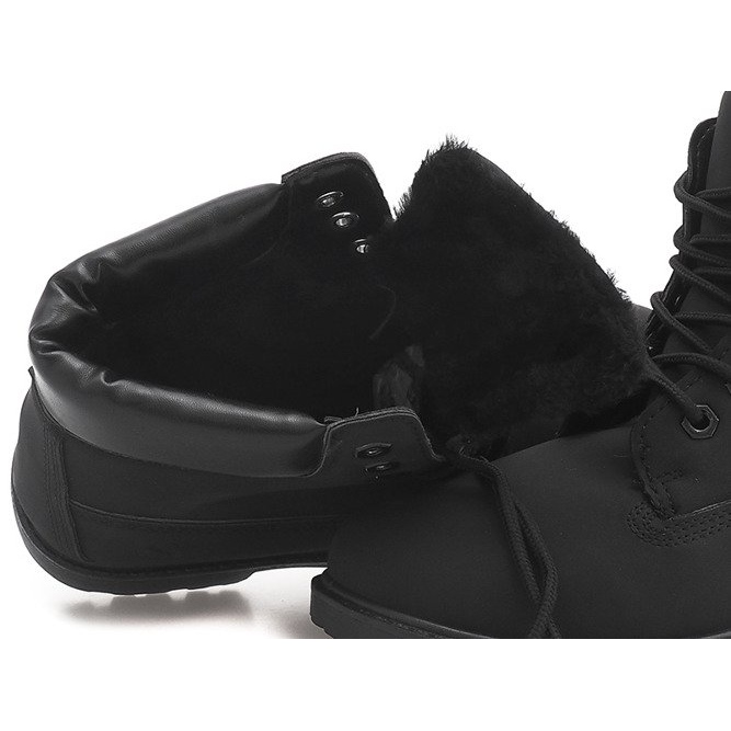 Warm Timber Trappers 8315-1 Black svart 2