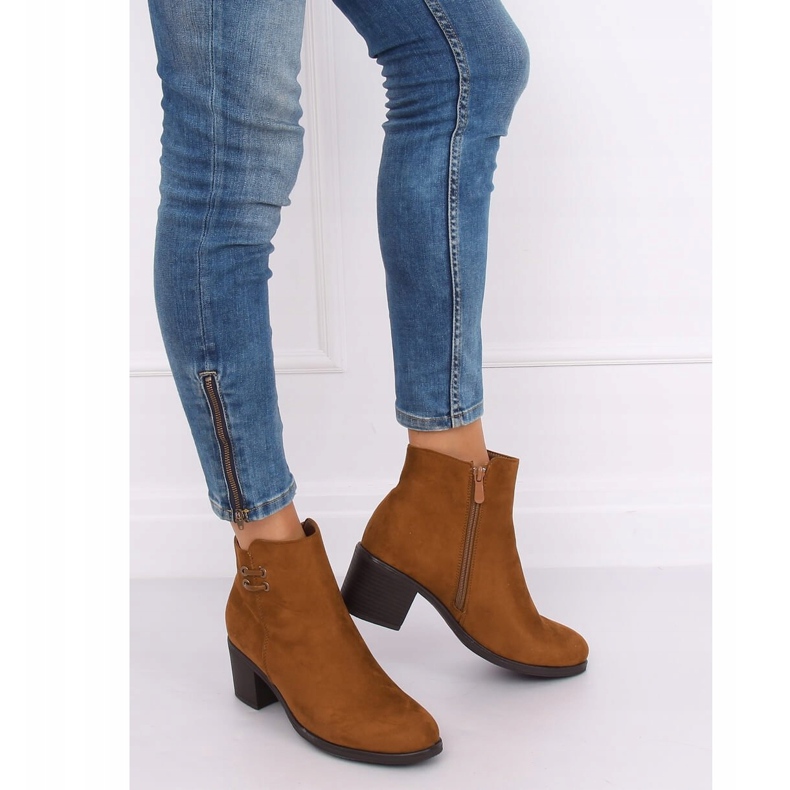 Camel 8B982 Camel högklackade stövlar brun 2