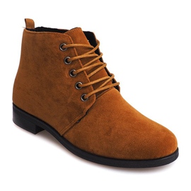 Szunowane Boots FC-P04 Camel brun 1
