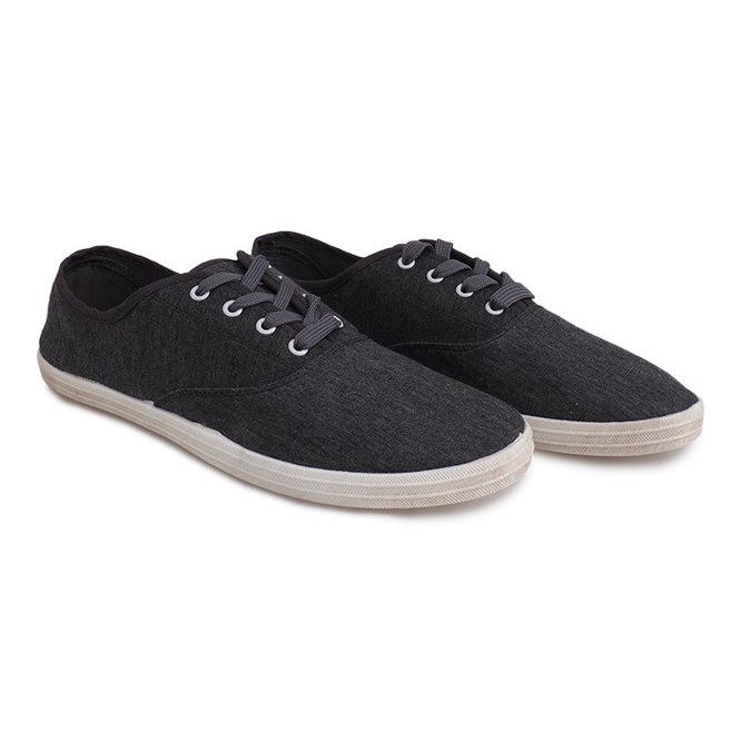 ZS-001 textil sneakers grå 1