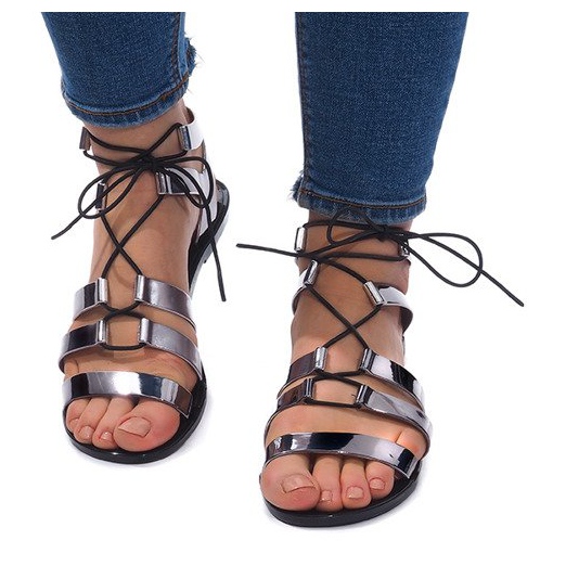 Meliski PT-9126 Svarta sandaler 1